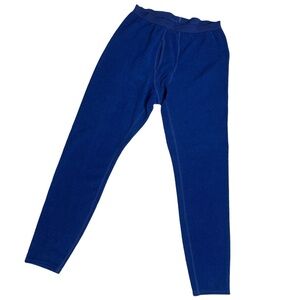 Patagonia Capilene Mens Base Layer Blue Fleece Size Medium Made in USA